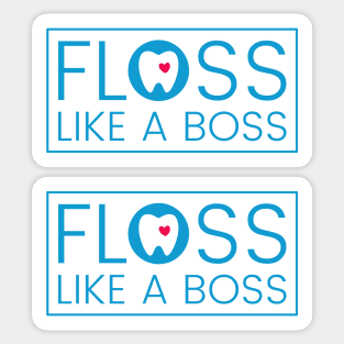 Floss like a boss Sticker